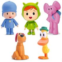 Kit Turma do Pocoyo com 5 Bonecos Cardoso Toys Pocoyo Elly Pato Loula e Nina Kit Turma do Pocoyo com 5 Bonecos Cardoso Toys Pocoyo Elly Pato Loula e Nina