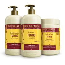 Kit Tutano (1L/Kg) Shamp, Condi e Banho de Creme - Bio Extratus Kit Tutano (1L/Kg) Shamp, Condi e Banho de Creme - Bio Extratus