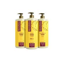 Kit Tutano Bio Extratus 1L - Shampoo, Condicionador e Creme de Silicone com Filtro Solar - Hidratação Profunda