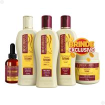 Kit Tutano Bio Extratus Completo Nutrição Força Para Cabelos Secos E Ressecados Com protetor solar Mimo