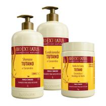 Kit Tutano Bio Extratus - Shampoo + Cond + Banho Creme 1L