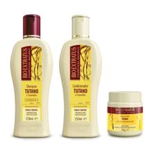 Kit Tutano Bioextratus nutrição e força ( shampoo, condicionador e máscara)