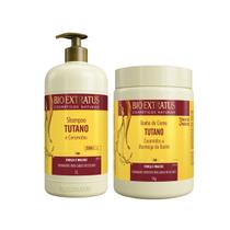 Kit Tutano e Ceramidas Cabelos Ressecados (Shampoo 1 Litro + Banho de Creme 1KG) - Bio Extratus