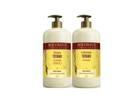 Kit Tutano E Ceramidas Hidrata, Nutre Bio Extratus Shampoo/Condicionador 1L