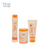 Kit Tutano Shampoo 500 Ml + Máscara 1 Kg + Leave-In - Vitiss