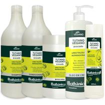 Kit Tutano Vegano Avocado Completo 4 Itens 1L + Leave In 200ml Bothanico