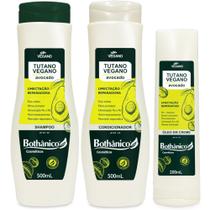 Kit Tutano Vegano Avocado Shampoo + Condicionador 500ml + Óleo Em Creme 200ml Bothanico Kit Tutano Vegano Avocado Shampoo + Condicionador 500ml + Óleo Em Creme 200ml Bothanico