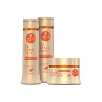 Kit Tutano Vegetal 300ml Haskell (3 itens) Força e nutrição capilar