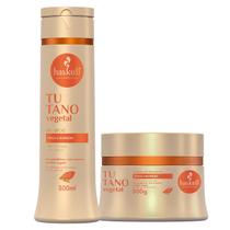 Kit Tutano Vegetal Haskell Shampoo + Máscara 300g/ml Cabelos Frágeis e Ressecados