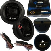 Kit Tweeter Relm Audio 120 WRMS 4 Ohms Symphony RS2 TW Agudos Suaves Neodímio