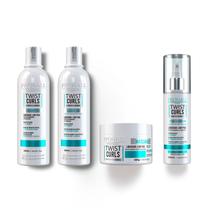Kit Twist Curls Prohall Ultra Hidratação e Ativação de Cachos Prohall Professional