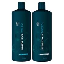 Kit Twisted Elastic Detangler Sebastian - Shampoo + Condicionador - Tamanho Profissional