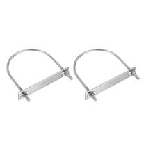 Kit U-Bolt DTGN M6x108x128mm em aço inoxidável 304, 2 conjuntos Kit U-Bolt DTGN M6x108x128mm em aço inoxidável 304, 2 conjuntos