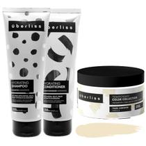 Kit Uberliss 1 Shampoo 1 Condicionador Hydrating 1 Máscara Tonalizante Pérola Pearl Luminaire 250g Avlon Kit Uberliss 1 Shampoo 1 Condicionador Hydrating 1 Máscara Tonalizante Pérola Pearl Luminaire 250g Avlon