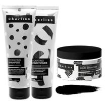 Kit Uberliss 1 Shampoo 1 Condicionador Hydrating 1 Máscara Tonalizante Preto Obsidian Elegance 250g Avlon Kit Uberliss 1 Shampoo 1 Condicionador Hydrating 1 Máscara Tonalizante Preto Obsidian Elegance 250g Avlon