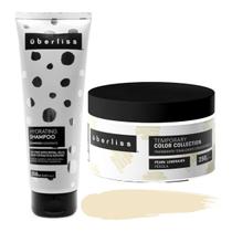 Kit Uberliss 1 Shampoo Hydrating 1 Máscara Tonalizante Pérola Pearl Luminaire 250g Avlon