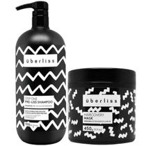Kit Uberliss 1 Shampoo Pré-Liss 950ml 1 Máscara Haircovery 450ml Avlon