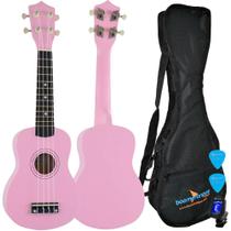 Kit Ukulele Acústico Soprano Uks01 Pi Rosa Andaluz Completo