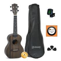 Kit Ukulele Concert Strinberg Acústico UK06C Tobacco Completo