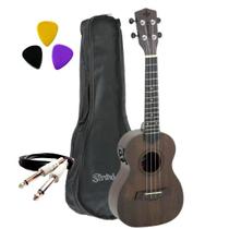Kit Ukulele Concert Strinberg UK06CE TOS Elétrico Kit Ukulele Concert Strinberg UK06CE TOS Elétrico