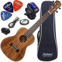 Kit Ukulele Concerto Elétrico Kal330 CK Série Kayke Kalani Ux04