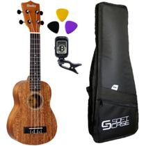 Kit Ukulele Shelby Soprano Su21m + Capa + Afinador + 3 Palhetas