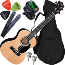 Kit Ukulele Shelby Tenor Acústico Completo C/ Escudo Su25r