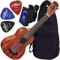 Kit Ukulele Soprano Acústico Havaí Mogno 21k Tagima Oferta