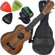 Kit Ukulele Soprano Acústico Satin Natural Guk-21 Giannini