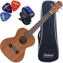 Kit Ukulele Tenor Acústico Kal220 Ts Série Tribes Kalani