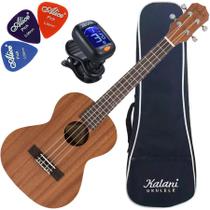 Kit Ukulele Tenor Acústico Kal220 TS Série Tribes Kalani Ux01