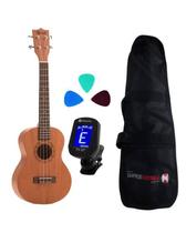 Kit Ukulele Tenor Namastê NU25MLQ Acústico Spanking + Capa + Afinador + Palhetas