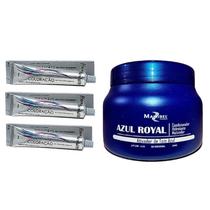 Kit ul Royal 01 Máscara 250G E 03 Tintas 60G Mairibel