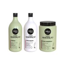 Kit Ultra Cachos Oliva Salon Line Shampoo + Cond e Mascara