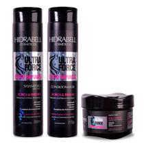 Kit Ultra Force Crescimento Capilar Acelerado e Fortalecedor Desde o Primeiro Uso Hidrabell