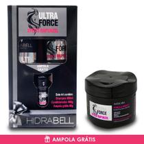 Kit Ultra Force Efeito Rapunzel + Máscara de Hidratação Hidrabell