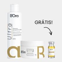 Kit Ultra Force Shampoo e Máscara Reconstrução Capilar BOra Ampola Reconstrução Grátis Kit Ultra Force Shampoo e Máscara Reconstrução Capilar BOra Ampola Reconstrução Grátis