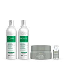 Kit Ultra Hidratante Biomask Home Care, Ampola