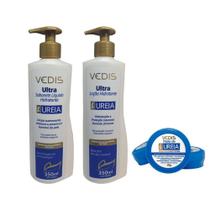 Kit Ultra Hidratante Ureia Vedis Sabonete Creme Pomada Kit Ultra Hidratante Ureia Vedis Sabonete Creme Pomada