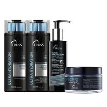 Kit Ultra Hydration Truss - Shampoo 300ml + Condicionador 300ml + Hair Protector 250ml + Máscara Specific 180g