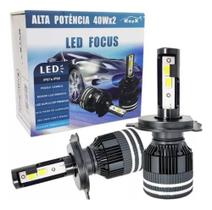 Kit Ultra Led 80w H4 Focus Rayx 12000 Lumens 6000k Kit Ultra Led 80w H4 Focus Rayx 12000 Lumens 6000k