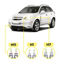 Kit Ultra Led Cheverolet Captiva 2008/14 20000 Lúmens 6500K