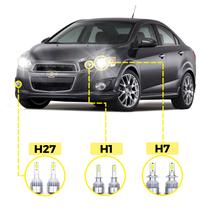 Kit Ultra LED Chevrolet Sonic 2012/2014 20000 Lúmens 6500K