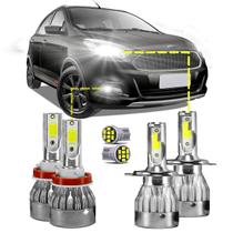 Kit Ultra Led Completo Ford Ka 2008 a 2023 20000lm 6500k