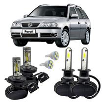 Kit Ultra Led Farol Alto Baixo H4 E Milha Parati 2006 A 2013 Kit Ultra Led Farol Alto Baixo H4 E Milha Parati 2006 A 2013