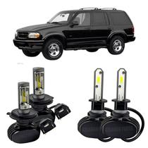 Kit Ultra Led Farol Alto Baixo H4 Milha Explorer 1995 A 2001