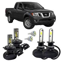 Kit Ultra Led Farol Alto Baixo H4 Milha Frontier 1998 A 2016