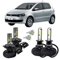 Kit Ultra Led Farol Alto Baixo H4 Milha H3 Fox 2003 A 2010 Kit Ultra Led Farol Alto Baixo H4 Milha H3 Fox 2003 A 2010