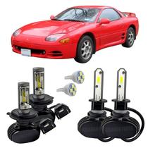Kit Ultra Led Farol Alto Baixo H4 Milha H3 Mitsubishi 3000GT Kit Ultra Led Farol Alto Baixo H4 Milha H3 Mitsubishi 3000GT