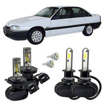 Kit Ultra Led Farol Alto Baixo H4 Milha H3 Omega 1992 A 1998 Kit Ultra Led Farol Alto Baixo H4 Milha H3 Omega 1992 A 1998